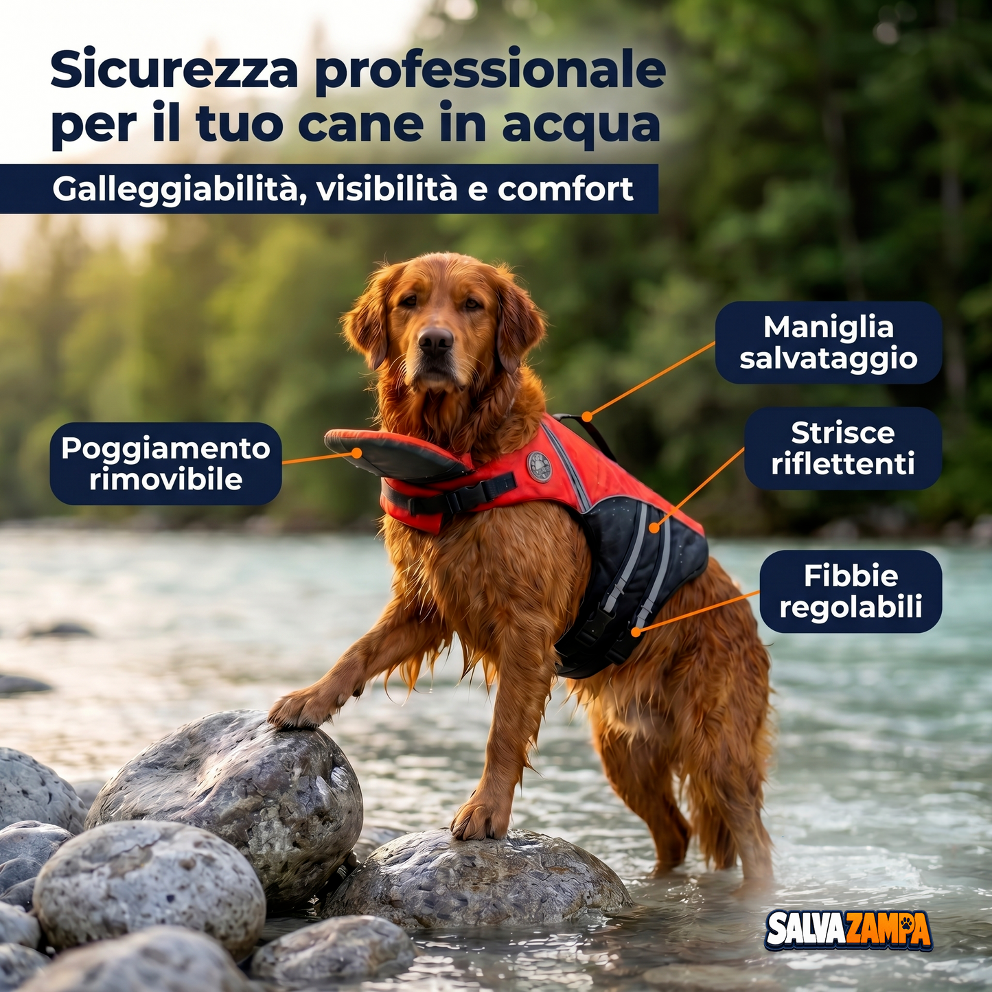 SalvaZampa® Giubbotto Salvagente